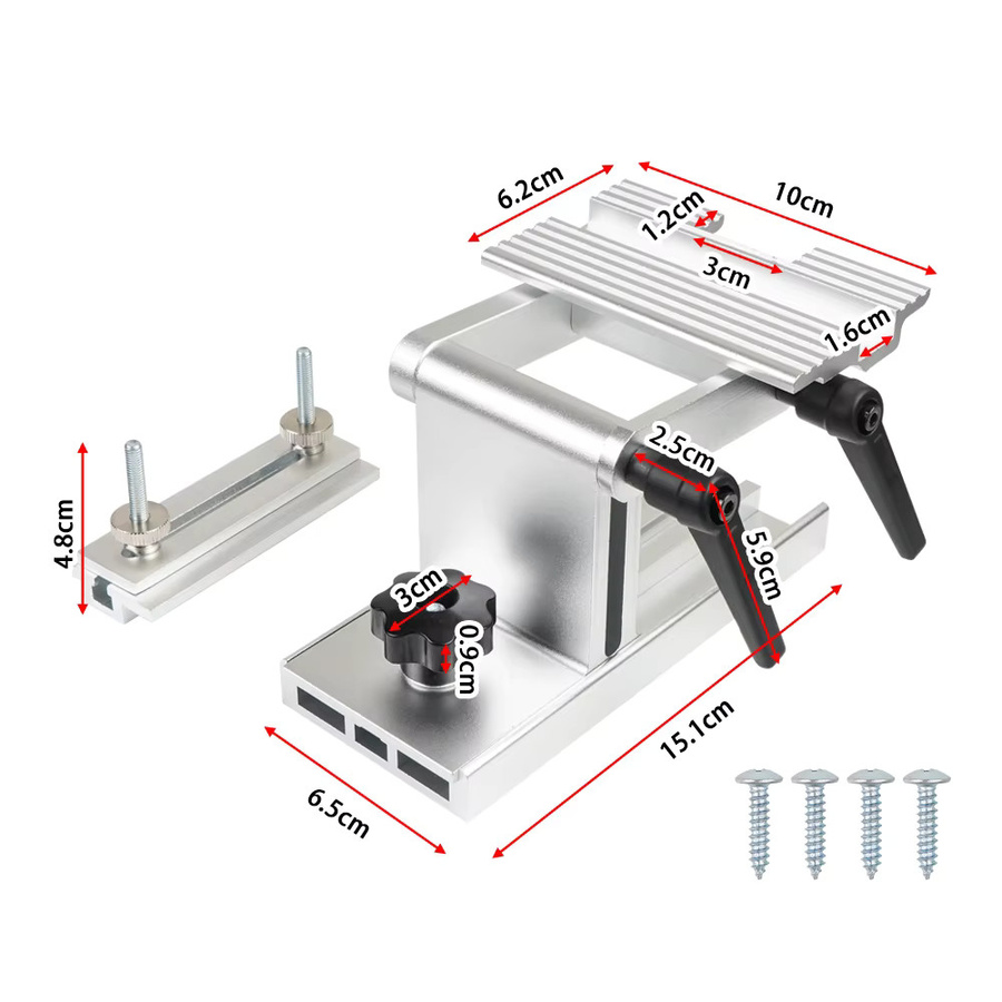 Wanxiang Schärfvorrichtung Rest Jig in Rot für 6 Zoll oder 8 Zoll Tischschleifer und Schleifmaschinen - Bild 1