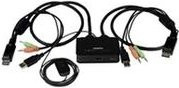 StarTech.com 2 Port USB HDMI KVM Switch mit Audio in Schwarz (SV211HDUA) - Bild 1
