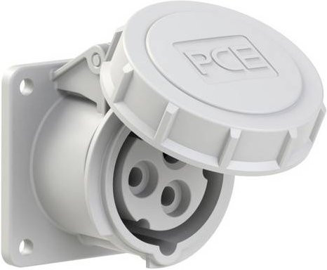 PC Electric Power Twist 3132-1f0 CEE Anbaudose 16A 3polig grau IP67 - Bild 1