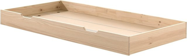 Bettschublade Fritz von Vipack aus Kiefer in Milky Pine lackiert - Bild 1