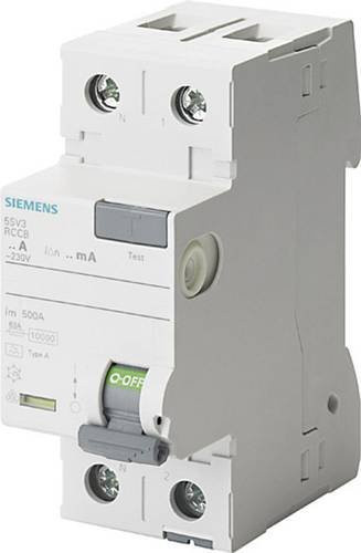 Siemens FI-Schutzschalter 5SV3414-6KL, 2-polig, 40A, 0.1A, 230V - Bild 1
