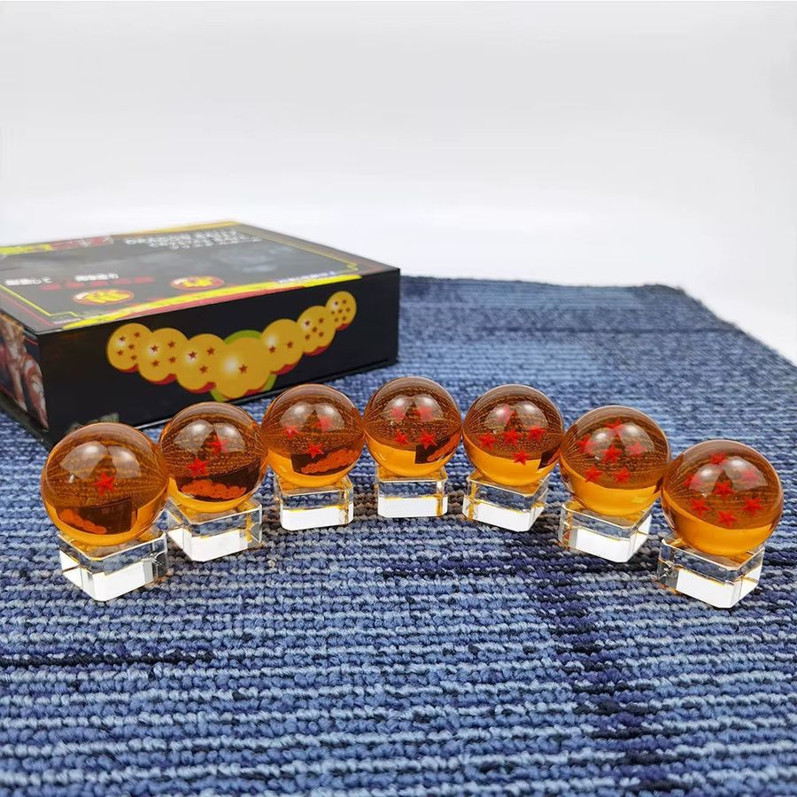 Bandai Dragon Ball Z Kristallkugel Shenron Wunschbälle Orange, Durchmesser: 4,3 cm - Bild 2