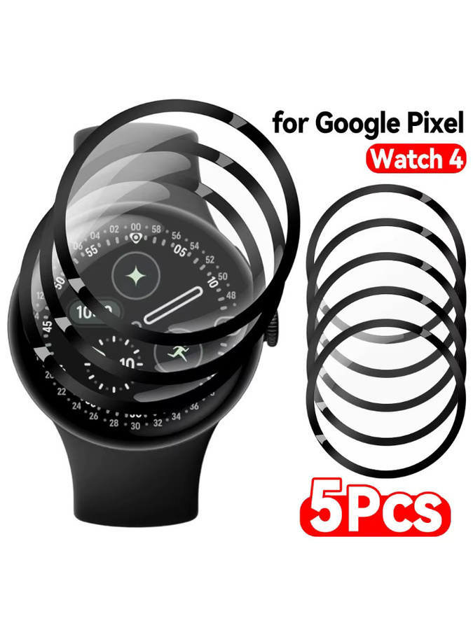 Google Pixel Watch 4 Displayschutz Set aus PMMA-Verbundfolie, transparent, 5er Pack oder 1 Stück, kratzfest - Bild 7