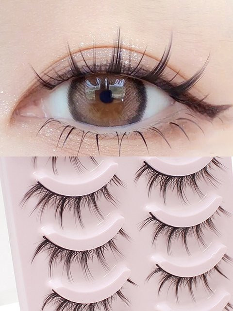 Wimpern, 5 Paar, Black, Unisex - Bild 1