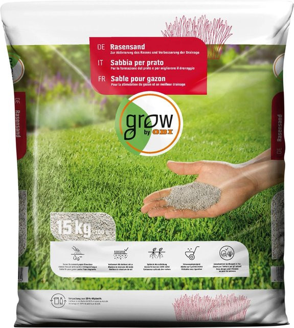 GROW by OBI Rasensand, 15 kg - Bild 1