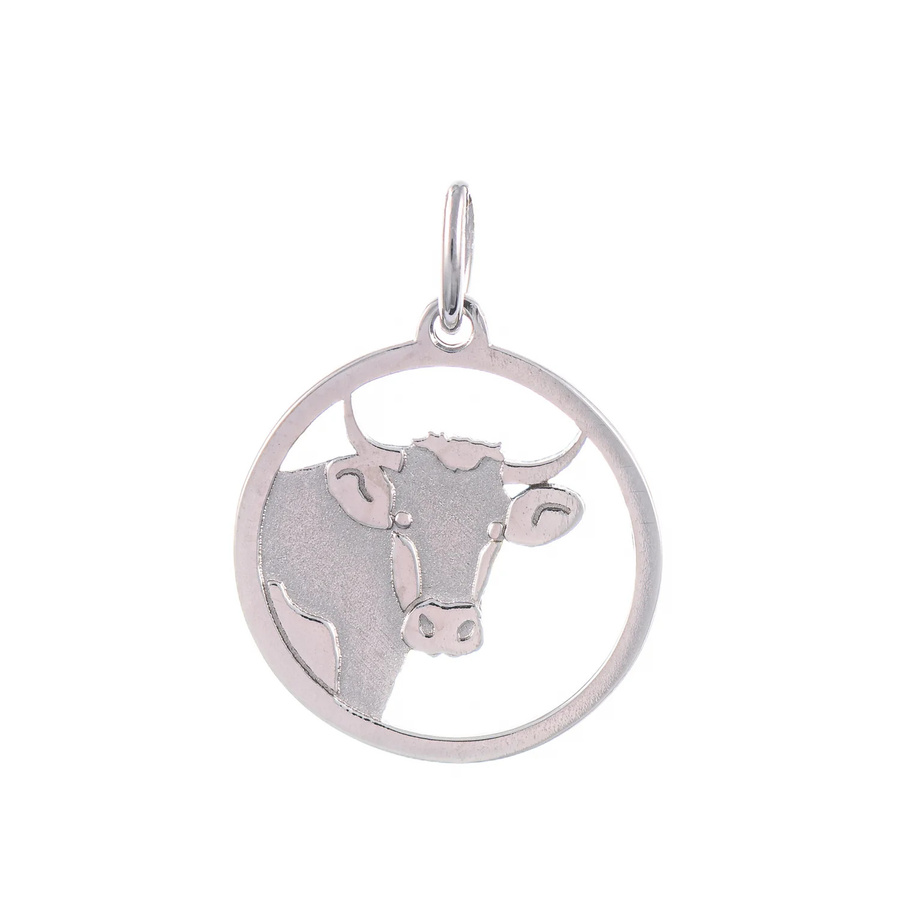 Goettgen Anhänger Kuh, 925 Silber, Unisex - Bild 1