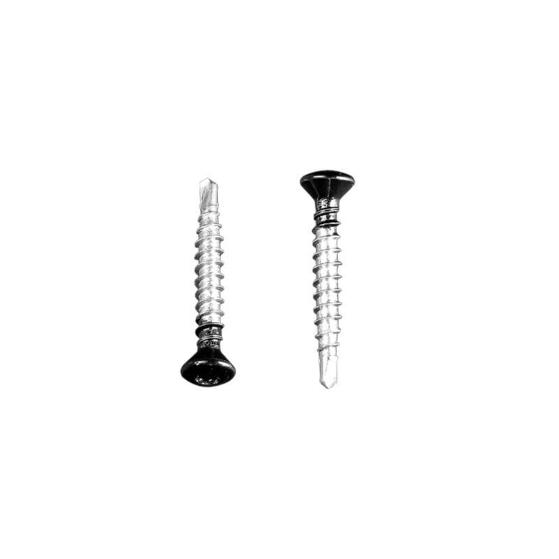 Torx Schrauben aus Holz von Blachotrapez GmbH in Tiefschwarz, 4,8 x 35 mm, 250 Stück - Bild 1