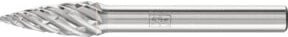 PFERD Hochleistungsfrässtift STEEL Spitzbogen SPG aus Hartmetall in Silber, Durchmesser: 8 mm, Länge: 20 mm, Schaft-Durchmesser: 6 mm, für Stahl - Bild 1