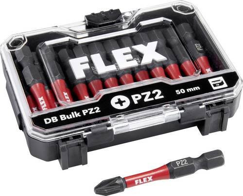 Flex DB Bulk Bit-Set PZ2-50mm Rot VE15 - Bild 1
