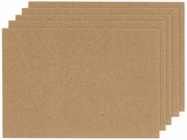 Rico Design Paper Poetry Renew Karten A7 aus Kraftpapier - Bild 1