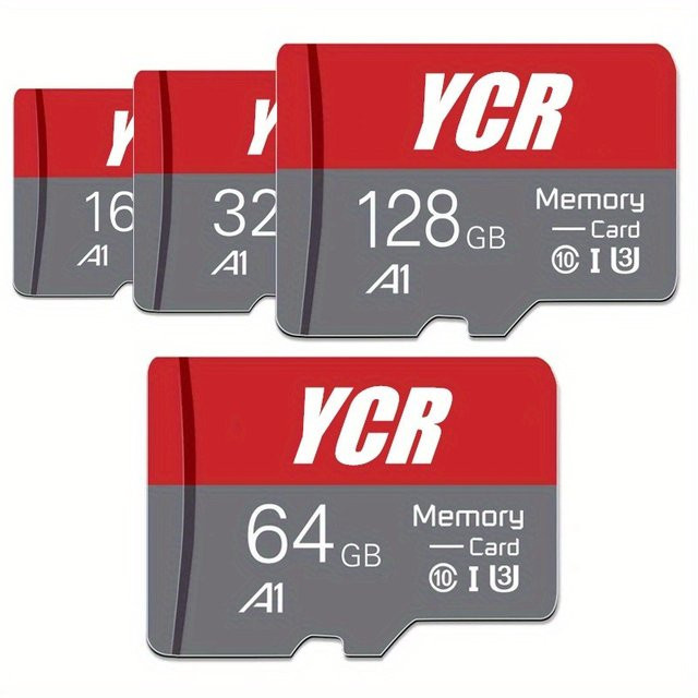 YCR Class 10 MicroSD Speicherkarte Hochgeschwindigkeits TF-Flash-Karte - Bild 1