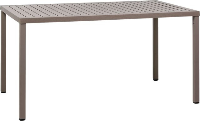Nardi Cube rechteckiger Gartentisch in Taupe, B/T/H: 140 x 80 x 75,5 cm - Bild 1