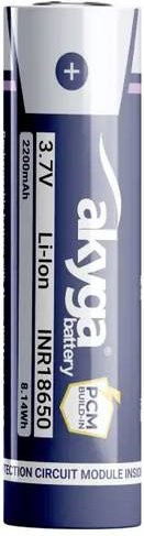 Akyga Spezial-Akku Li-Ion 3,7V 2200 mAh Blau - Bild 1