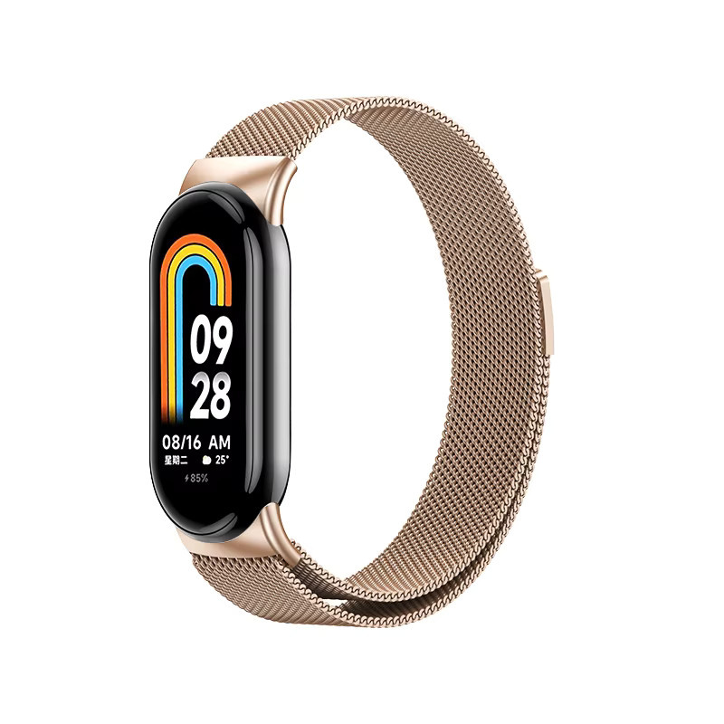 Uhrenarmband Milanese Loop, Edelstahl, Xiaomi Band 10, Mi Band 8 9, Unisex - Bild 2
