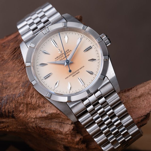 Hruodland Armbanduhr Automatik, Edelstahl, 36 mm, Herren, 20 ATM - Bild 1