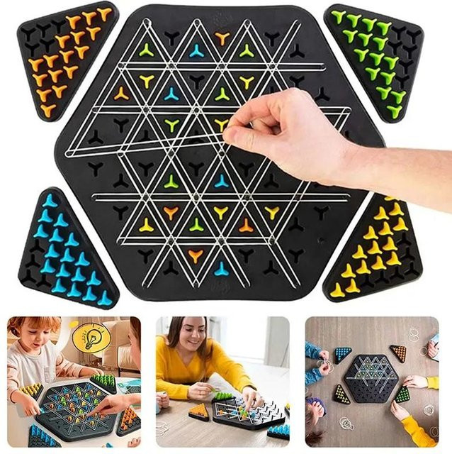 Ketten Schach Geometrie Puzzle Brettspiel für 7–12 Jahre - Bild 1
