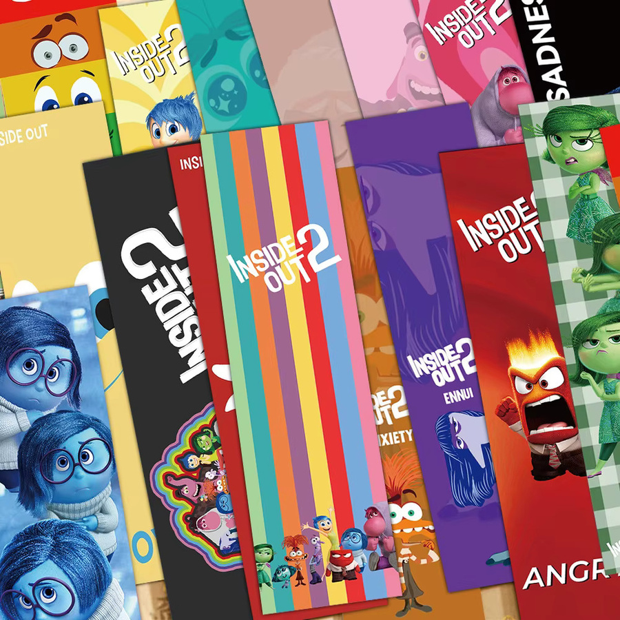 30 Stück Inside Out Lesezeichen im niedlichen Cartoon-Design, buntes Lesezubehör für Fans und Schule - Bild 4