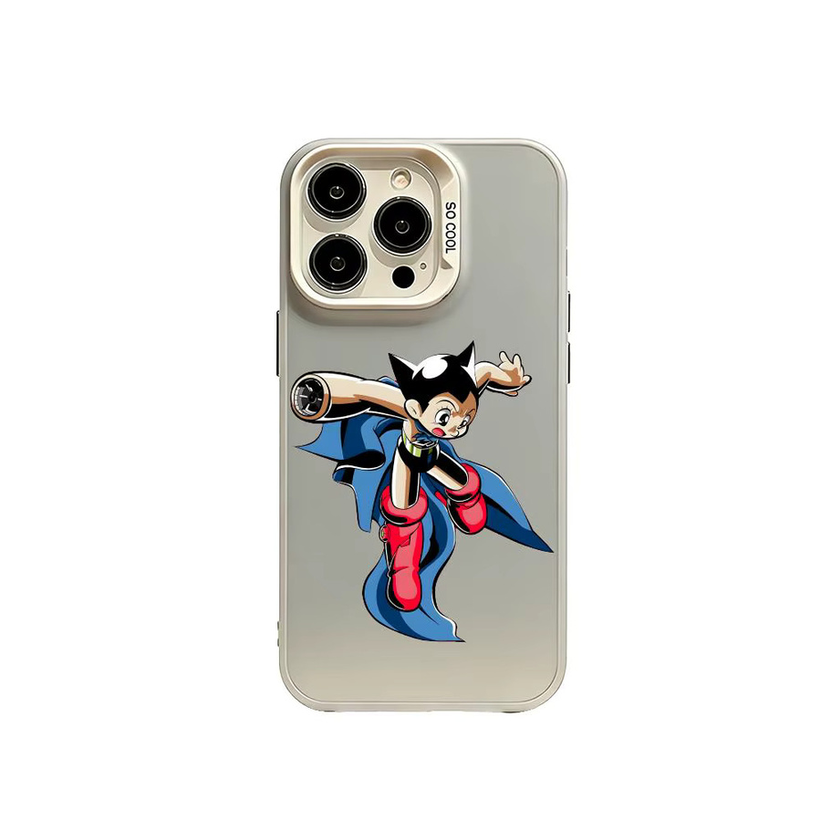 A-Astro Boy Sturzsichere Handyhülle für iPhone 17/16/15/14/13/12 Pro Max Plus, Schwarz - Bild 3