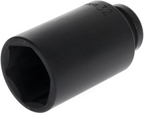 Gedore RED Schlagschrauber-Steckschlüsseleinsatz 1/2 Zoll, 12,5 mm Antrieb, 6-kant, SW 32 mm, lang, Edelstahl - Bild 1