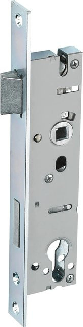 ABUS Rohrrahmentür-Einsteckschloss mit Profilzylinder in Silber, B/H: 100 x 100 mm - Bild 1