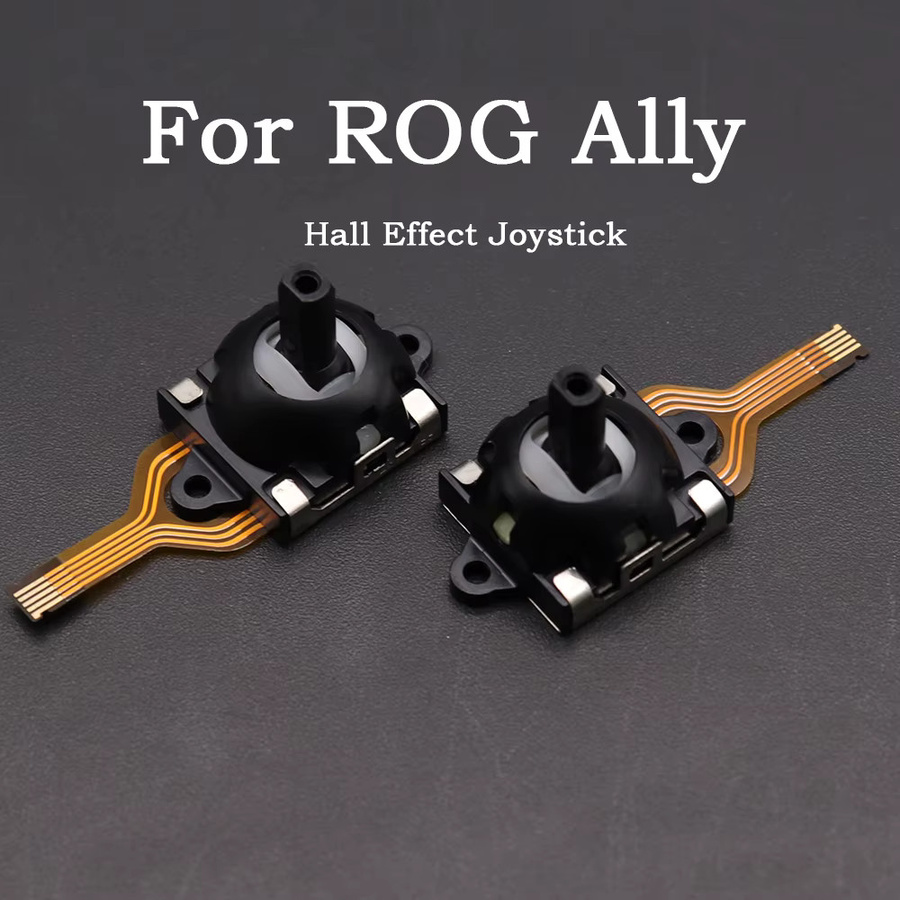TingDong 2er Set Analog 3D Joystick Rocker Reparatur Sensor Modul für Rog Ally und GPD Win3 in Schwarz - Bild 1