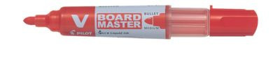 Pilot V-Board Master Whiteboardmarker mit Rundspitze und Tintenstandanzeige, rot, 1 Stück - Bild 2