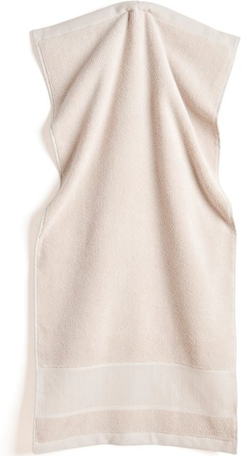 Rico Design Handtuch in Beige aus GOTS-zertifizierter Bio-Baumwolle, flauschig mit Aufhängeschlaufe - Bild 1