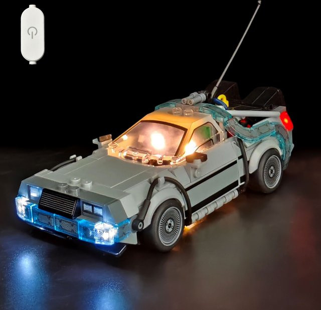 LYBMTWF LED-Beleuchtungsset, kompatibel mit Lego 77256, Zurück in das Future Time Machine Modell - Bild 1