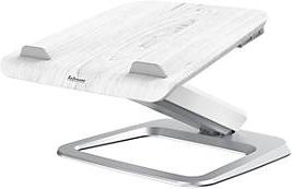 Fellowes Hana Laptop-Ständer in Weiß mit USB-Anschlüssen, höhen- und winkelverstellbar sowie 90 Grad drehbar, geeignet für bis zu 17 Zoll und 4,5 kg - Bild 1