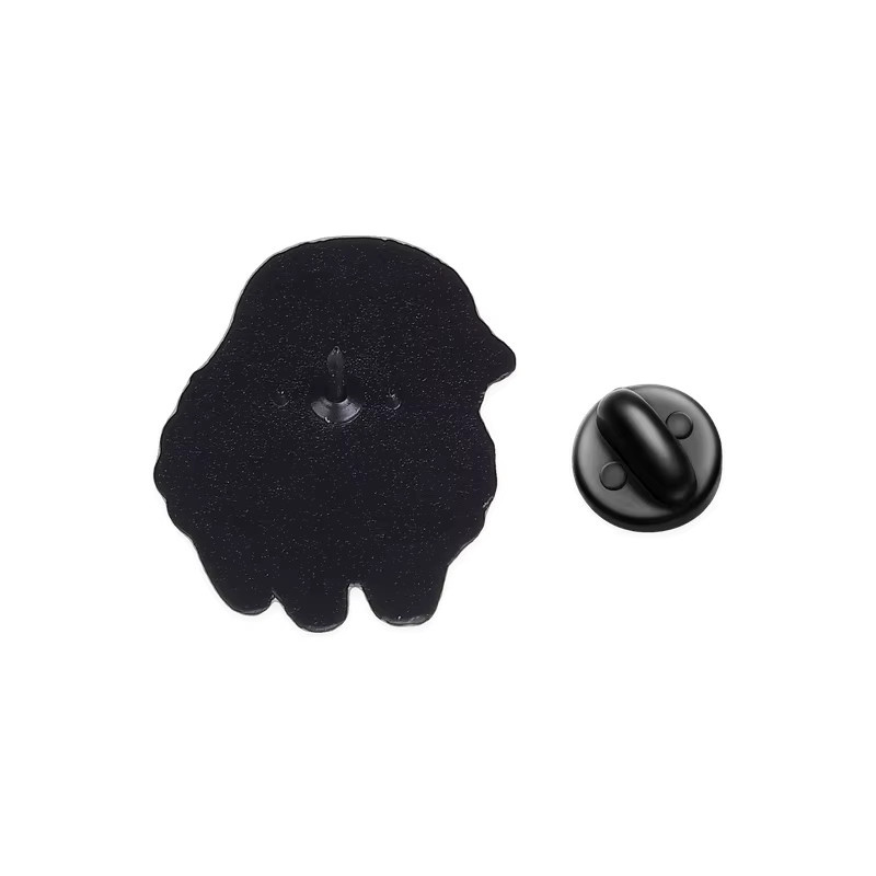 Miss Zoe Anstecknadeln, Schwarze Schaf-Emaille, Schwarz, Unisex - Bild 5