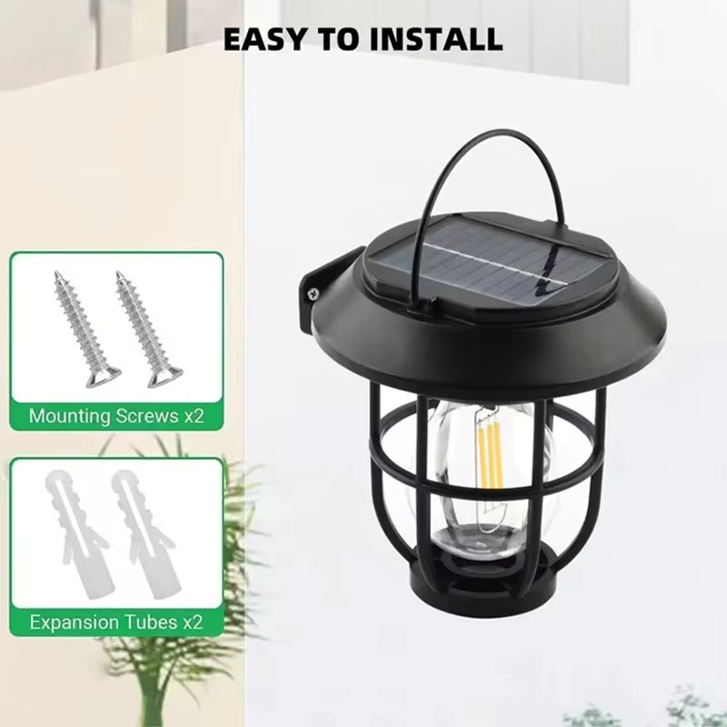 Super-Cheese Solar LED Gartenleuchten mit Bewegungssensor, 3-in-1 Dekorative Outdoor Wand- und Bodenlampen in Schwarz mit Warmweißem Licht - Bild 4