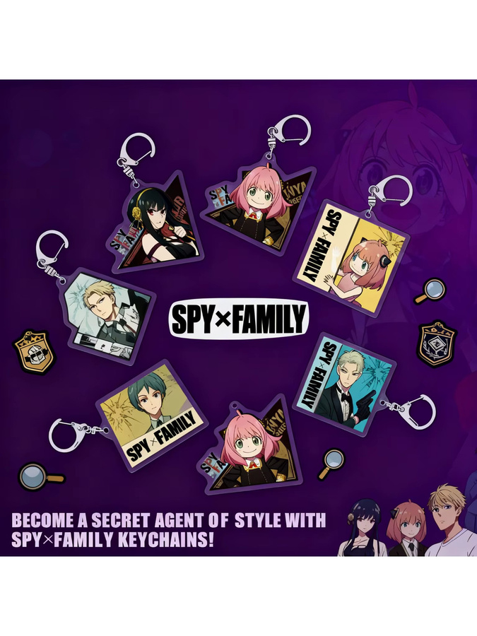 Bandai SPY×FAMILY Anya Forger Schlüsselanhänger, Acryl-Anhänger - Bild 2