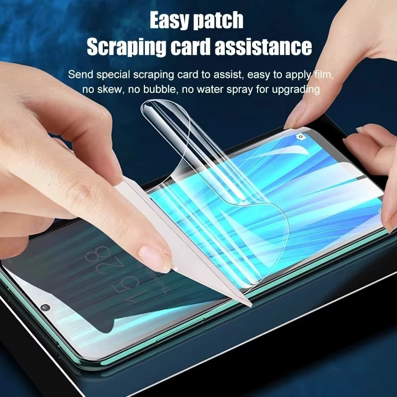 3er-Set Hydrogel-Schutzfolien für Xiaomi Poco M3 M4 X3 Pro NFC F3 GT F1 F2 Pro, transparent, Vollabdeckung - Bild 5