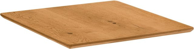 VEGA Acerios Indoor-Tischplatte aus Wildeiche, quadratisch, Braun, B/T/H: 80 x 80 x 2,5 cm - Bild 1