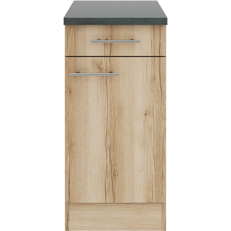 OPTIFIT Livorno290 Küchen-Unterschrank in Wildeiche Nachbildung mit modernem Design, Breite: 40 cm - Bild 2