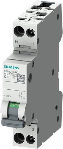 Siemens Leitungsschutzschalter 5SL6004-7KL 4A grau - Bild 1