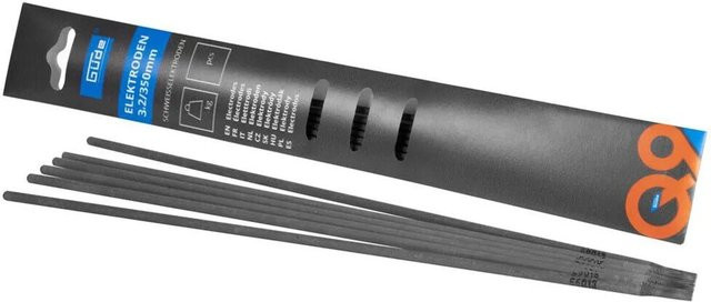 Güde Stabelektroden Rutilumhüllt, Farbe: Grau, 30 Stück, Durchmesser: 3,2 mm, Länge: 350 mm - Bild 1