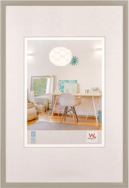 Walther Design New Lifestyle Kunststoff Bilderrahmen Grau B: 20 cm, H: 30 cm - Bild 1