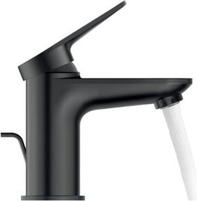 Duravit Waschtisch-Einhebelmischer S Wave in Schwarz Matt mit Pop-up-Abflussgarnitur - Bild 1