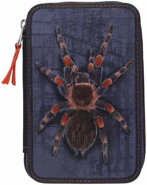 Depesche 2-Fach Federtasche Spinne Adventure World Blau B: 5,5 cm, T: 12 cm, H: 19 cm - Bild 1