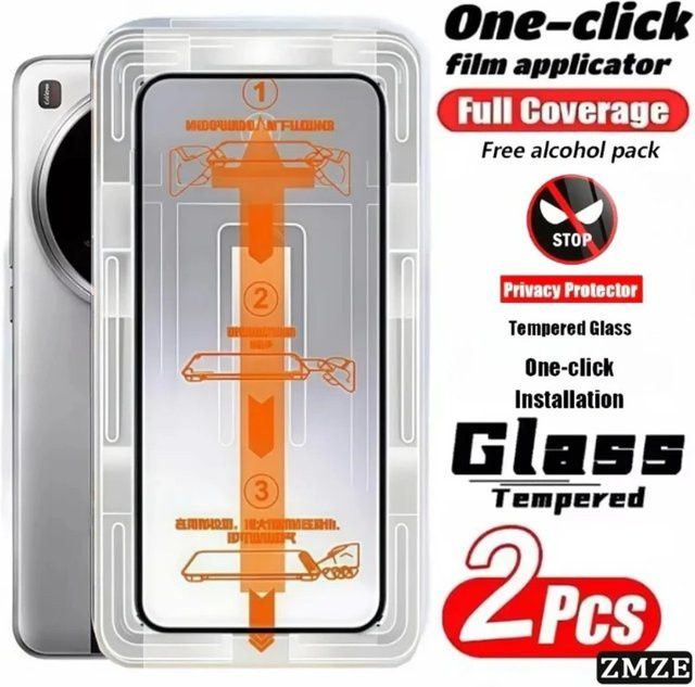 2 Stück Datenschutz Displayschutz aus gehärtetem Glas für Samsung Galaxy S26 S25 S24 Plus Ultra Edge FE transparent - Bild 1