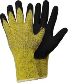 Tegera Handschuh 987 Nitril in Schwarz-Gelb mit Edelstahl-Schutz, Größe 11 - Bild 1