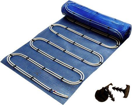 HoWaTech Duo Fußbodenheizung Blau, B/L: 80 x 620 cm, Heizleistung max. 85 W/m² - Bild 1