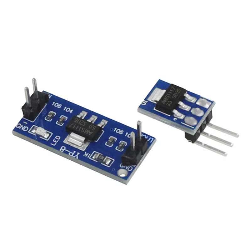5er Set AMS1117 Spannungsregler Modul in Blau für 1,2 V, 1,5 V, 1,8 V, 2,5 V, 3,3 V und 5 V Netzteil-Versorgung - Bild 2