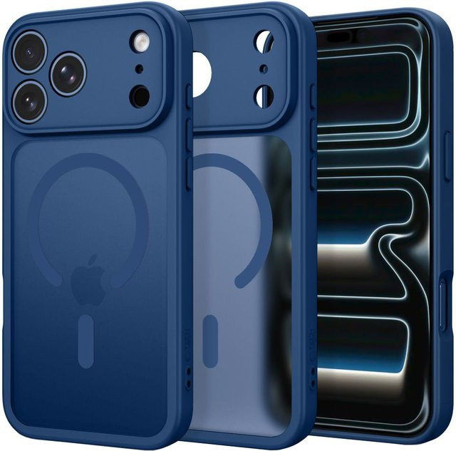 Tech-Protect BasicMag MagSafe-Hülle für Apple iPhone 18 Pro und iPhone 17 Pro in Mattes Marineblau - Bild 1