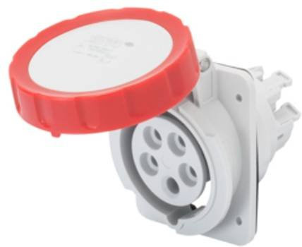 Gewiss GW62232FH CEE Anbaudose 16A 400V/AC in Weiß - Bild 1