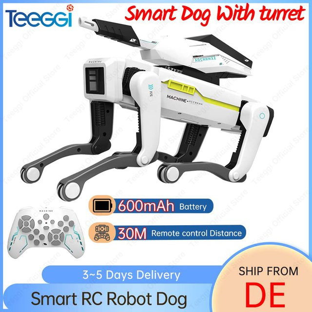 Teeggi Multifunktions-RC-Mechanischer Hund, Roboter-Spielzeug, ab 4 Jahren - Bild 1