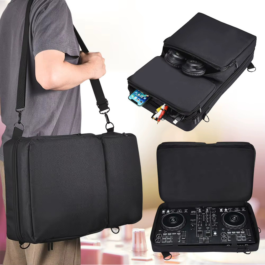 Pioneer DJ-Controller Aufbewahrungstasche für DDJ-400 und DDJ-FLX4, gepolsterte und staubdichte Reise-Tragetasche, Schwarz - Bild 2