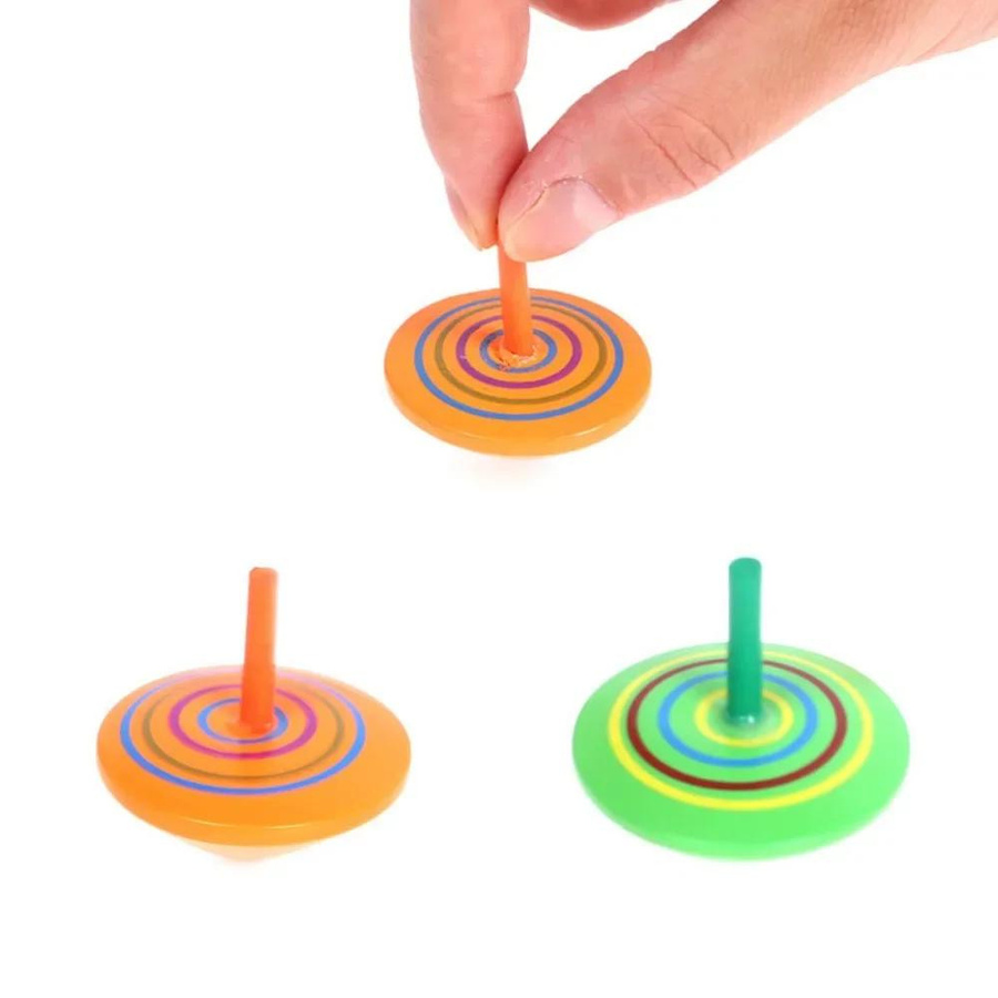 Linyi toy Kreisel aus Holz 4er Pack - Bild 2