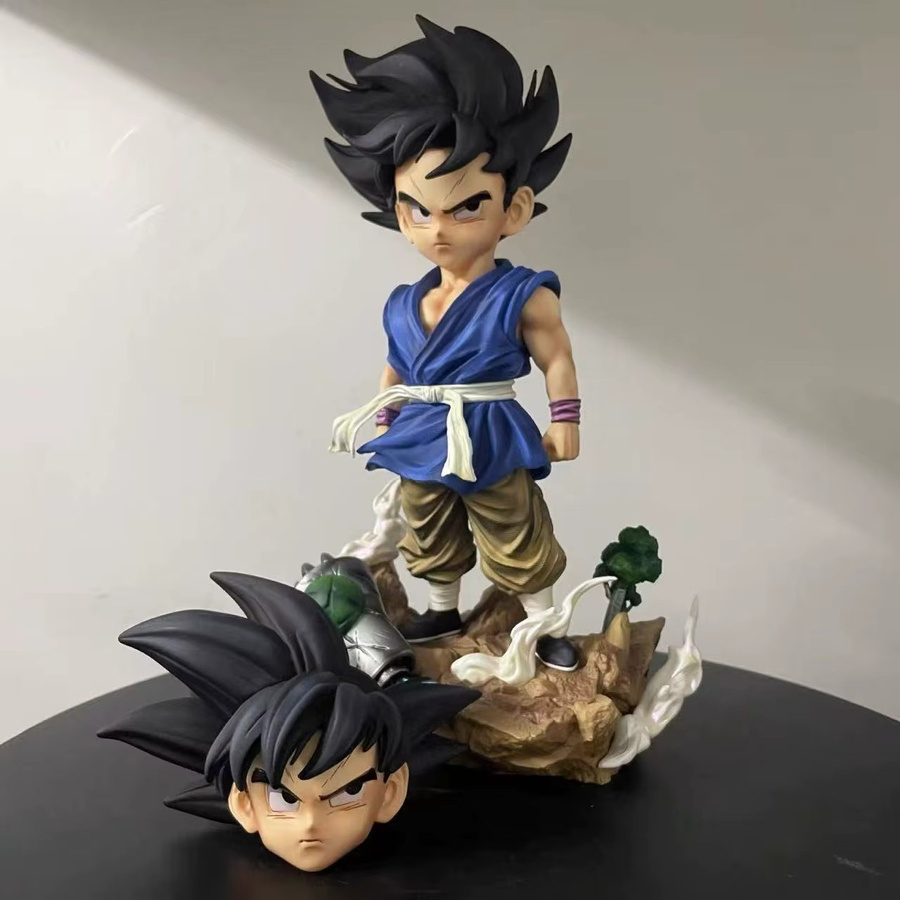 Bandai Dragon Ball Z Son Goku Figur, Actionfigur, mit austauschbaren Köpfen - Bild 2